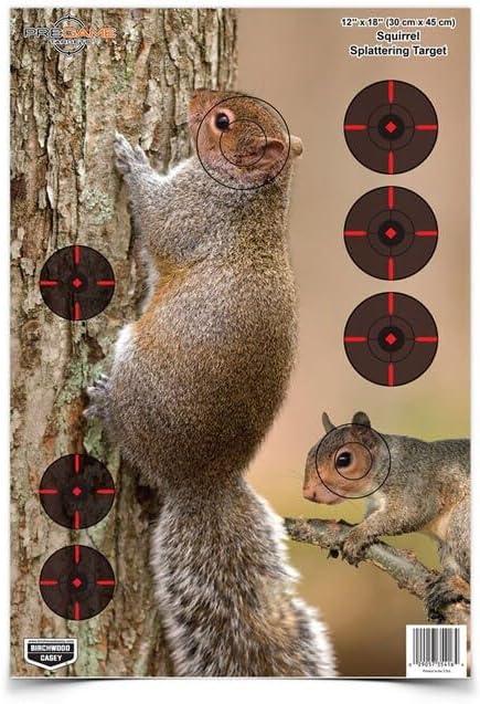 image:imageBirchwood Casey Pregame 12 x 18 Paper Shooting TargetsSQUIRREL 8PK