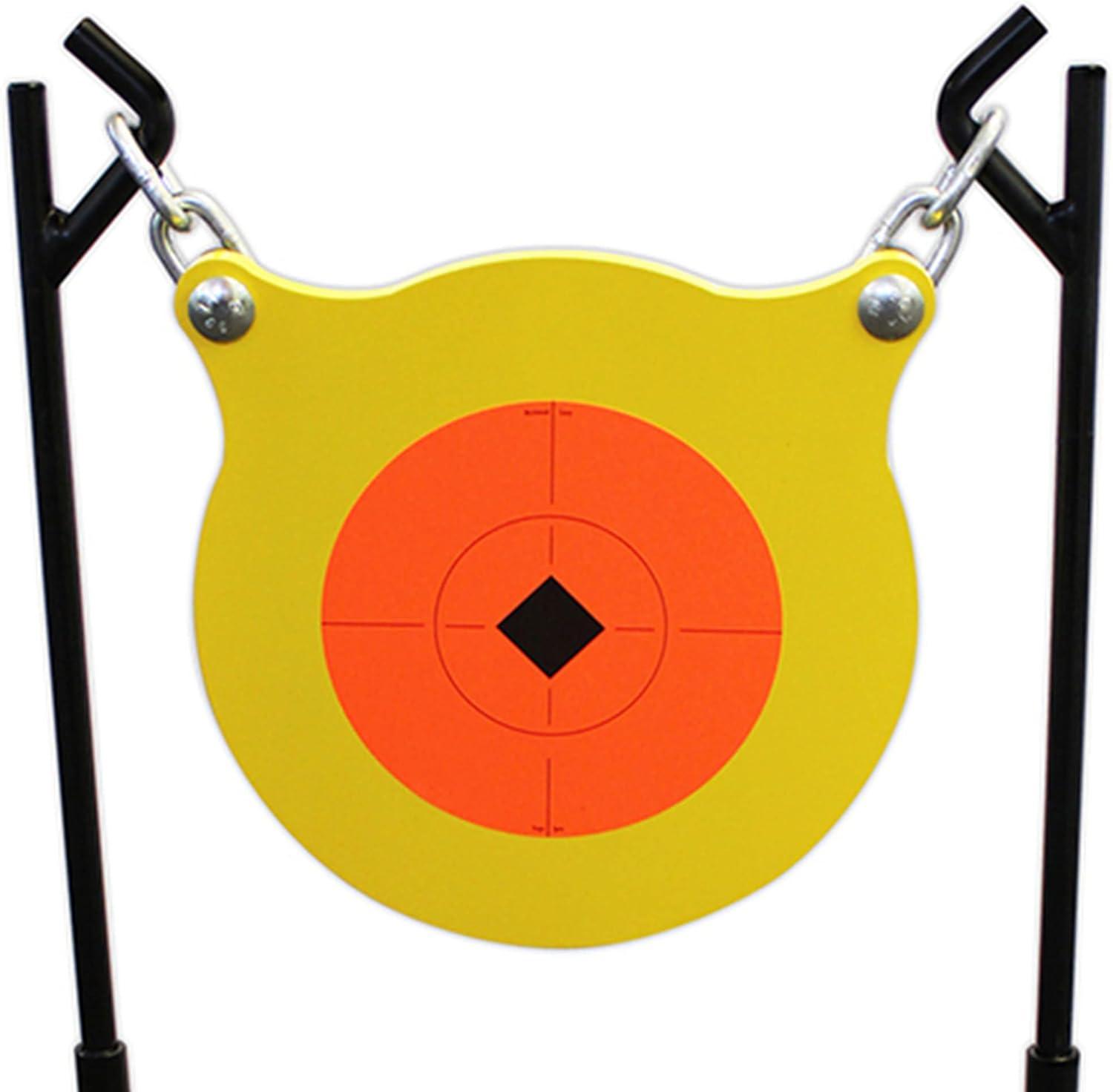 image:imageBirchwood Casey World of Targets Boomslang AR500 Steel Durable 05 Thick 95 Diameter Shooting Gong Target with Stand amp Hanging Hardware