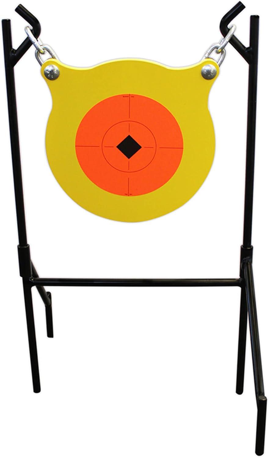 image:imageBirchwood Casey World of Targets Boomslang AR500 Steel Durable 05 Thick 95 Diameter Shooting Gong Target with Stand amp Hanging Hardware