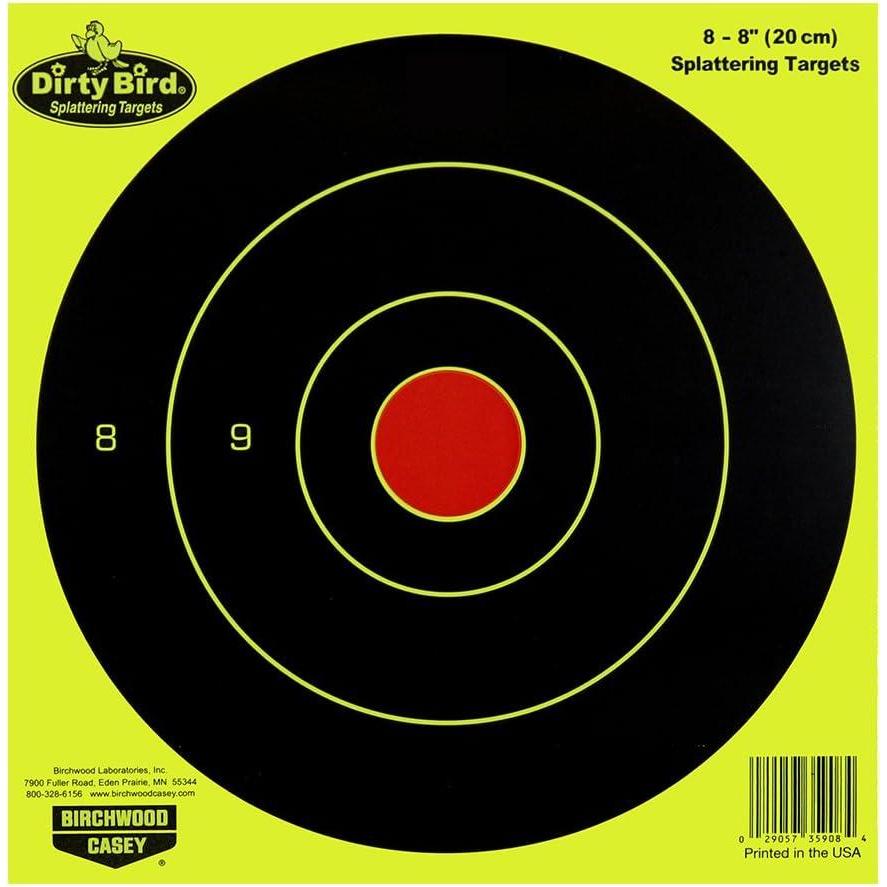 image:imageBirchwood Casey 8 Dirty Bird Paper Bullseye Shooting Targets8 50 BULLSEYE TARGETS