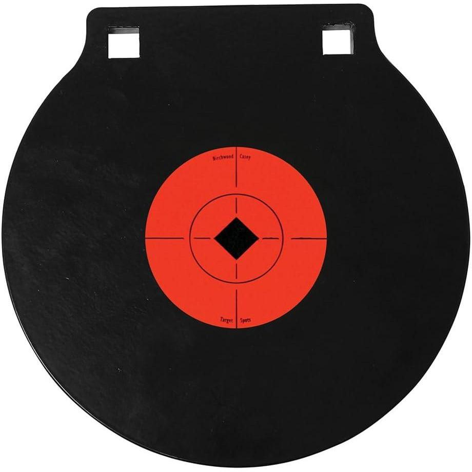 image:imageBirchwood Casey AR500 Steel Double Hole Gong 38 Thick Metal Shooting Target10