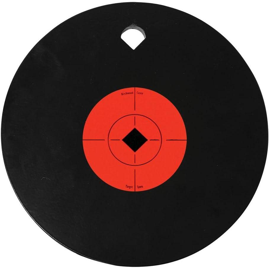 image:imageBirchwood Casey AR500 Steel Single Hole Gong 38 Thick Metal Shooting Target10