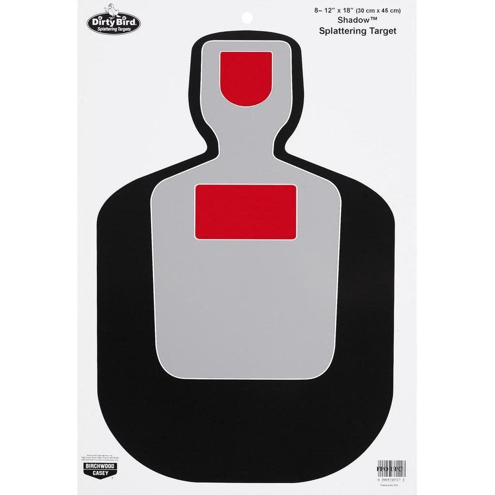 image:imageBirchwood Casey Dirty Bird 12 x 18 Bad Guy IPSC Silhouette Paper Shooting Targets12 x 18