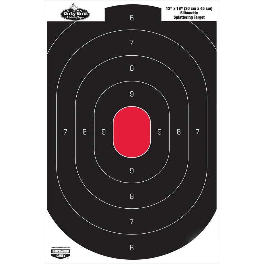 image:imageBirchwood Casey Dirty Bird 12 x 18 Paper Silhouette Shooting Targets12x18 Sil 50pk