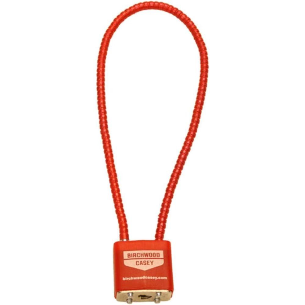 image:imageBirchwood Casey SafeLock Cable Lock Red