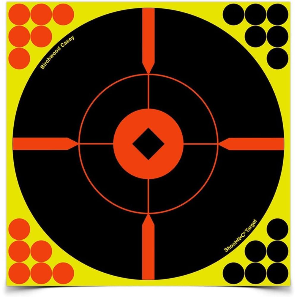 image:imageBirchwood Casey ShootNC 8 Crosshair Bullseye Paper Shooting Target6 Count