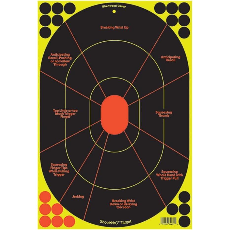 image:imageBirchwood Casey ShootNC Hangun Training Target100 Count