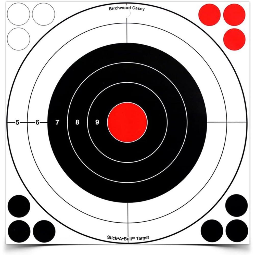 image:imageBirchwood Casey StickABull 12 Adhesive Target 5 CountBullseye