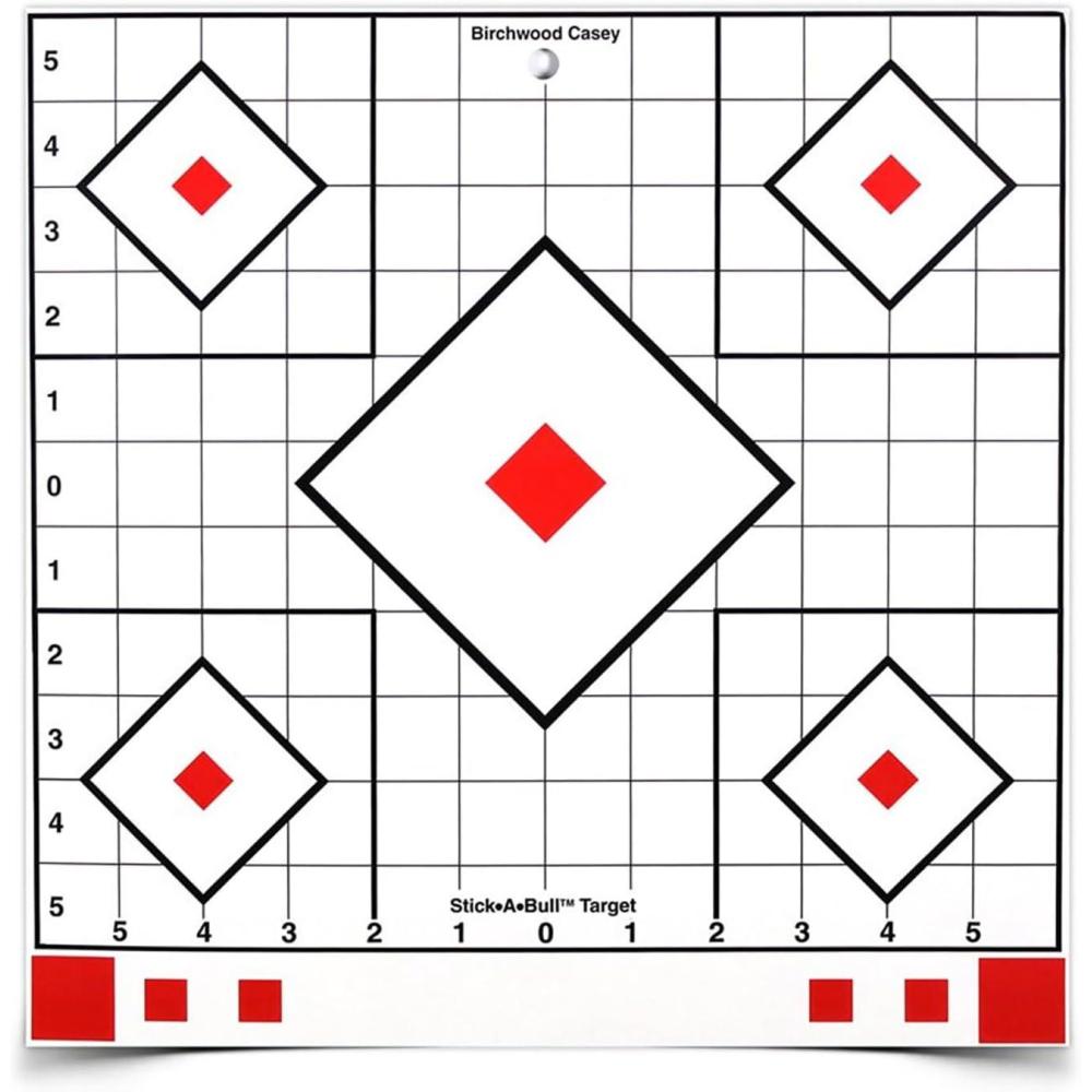 image:imageBirchwood Casey StickABull 12 Adhesive Target 5 CountSightIn