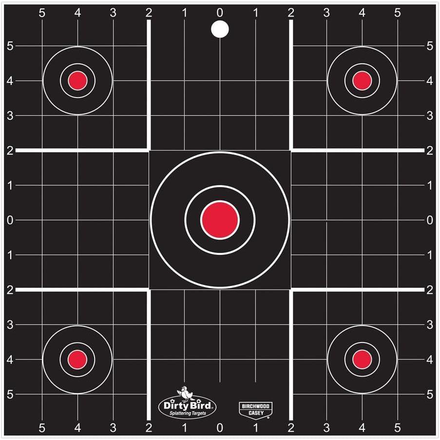image:imageBirchwood Casey unisex adult 12 100pk Dirty Bird 12 Sight In Target 100 Sheet pack Black One Size US