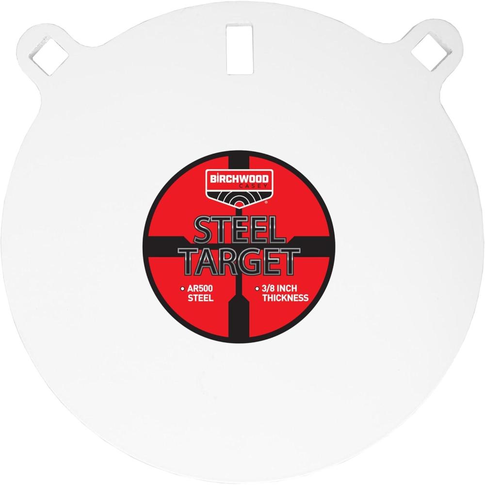 image:imageBrichwood Casey AR500 Steel RoundTarget 38 Thick Metal Shooting Targets10