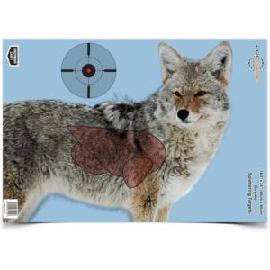 image:imageBIRCHWOOD CASEY Pregame 165 x 24 Big Game Animal Targets  PhotoRealistic Instant Splattering Shooting Targets  For Use with All Guns amp Calibers  3 Targets PackCoyote