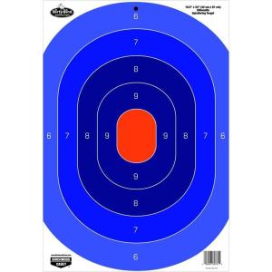 image:imageBichwood Casey Dirty Bird 165 x 24 Paper Shooting Targets 3 CountBlueOrange Oval