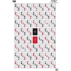 image:imageBirchwood Casey 23 x 35 EzeScorer Highly Visible Game ShootUp Brilliant White Paper Target52Card Target 100 Targets