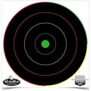 image:imageBirchwood Casey 8 Dirty Bird Paper Bullseye Shooting TargetsMultiColor Bullseye