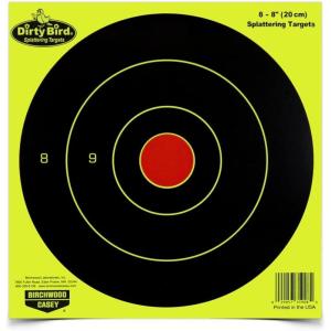 image:imageBirchwood Casey 8 Dirty Bird Paper Bullseye Shooting TargetsYellow Bullseye
