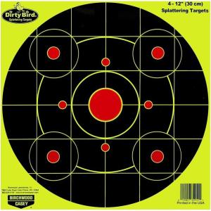 image:imageBirchwood Casey Dirty Bird 12 Bullseye Paper Shooting Targets12  25 BULLSEYE TARGETS
