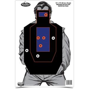 image:imageBirchwood Casey Dirty Bird 12 x 18 Bad Guy IPSC Silhouette Paper Shooting Targets8 Count
