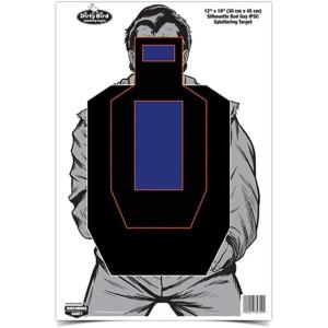 image:imageBirchwood Casey Dirty Bird 12 x 18 Bad Guy IPSC Silhouette Paper Shooting TargetsPack of 100