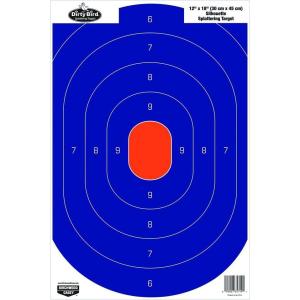 image:imageBirchwood Casey Dirty Bird Silhouette Target Per 8 BlueOrange 12 x 18Inch