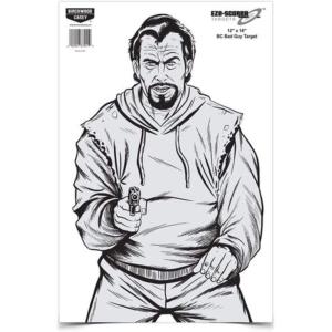 image:imageBirchwood Casey EZEScorer 12 x 18 Paper Shooting TargetsBad Guy