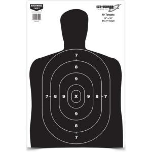 image:imageBirchwood Casey EZEScorer 12 x 18 Paper Shooting TargetsBlack Paper
