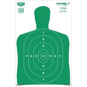 image:imageBirchwood Casey EZEScorer 12 x 18 Paper Shooting TargetsGreen Paper