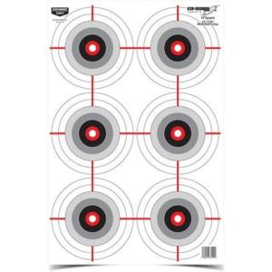image:imageBirchwood Casey EZEScorer 12 x 18 Paper Shooting TargetsMultiple Bullseye