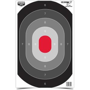 image:imageBirchwood Casey EZEScorer 23 x 35 Paper Shooting TargetsOval Silhouette