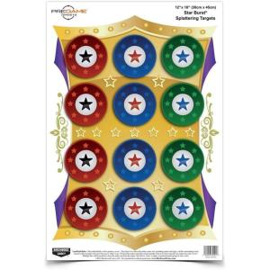 image:imageBirchwood Casey Pregame 12 x 18 Paper Shooting TargetsStar Burst