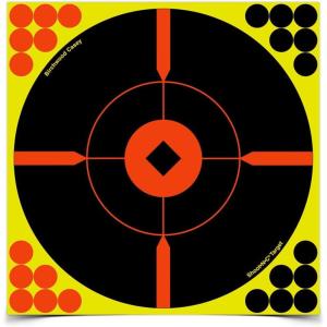 image:imageBirchwood Casey ShootNC 12 Crosshair Bullseye Paper Shooting TargetOne Size