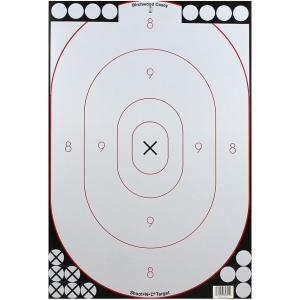 image:imageBirchwood Casey ShootNC 12 x 18 Oval Silhouette Paper Shooting TargetsSilhouette