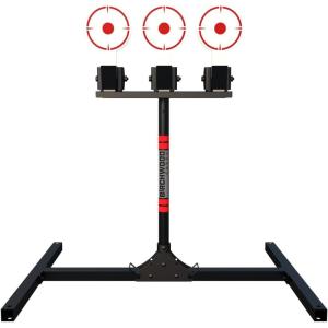 image:imageBirchwood Casey Spring Loaded SelfResetting Metal Shooting Targets with Plate Rack3 Spring