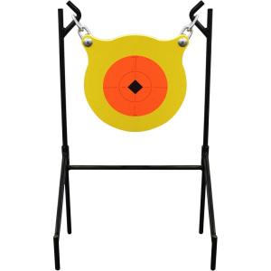 image:imageBirchwood Casey World of Targets Boomslang AR500 Steel Durable 05 Thick 95 Diameter Shooting Gong Target with Stand amp Hanging Hardware