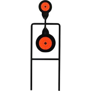 image:imageBirchwood Casey World of Targets EasytoUse Durable Steel Spinner Target with High Visibility Target Spots for MaintenanceFree RifleHandgun ShootingOne Size