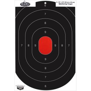 image:imageDIRTY BIRD 12 x 18 Oval Silhouette Target  100 Sheet Pack